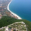 flying to the beach over the castle of Platamonas - Olympus