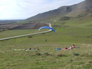 Paragliding course beginner ground training with Olympic Wings