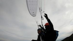 Fly light Tandem Paragliding with Single Skin course with Olympic Wings Mount Olympus Greece