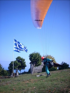 take-off at little church - Panteleimonas