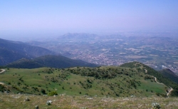 Sikourio view from take-off - Kissavos