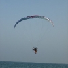Paramotor Paragliding at the beach of Panteleimonas - Mount Olympus