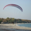 Paramotor Paragliding at the beach of Panteleimonas - Mount Olympus