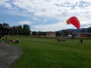Olympic Wings at Sky Paragliders School trip Children meet Paragliding