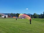Olympic Wings at Sky Paragliders Final step Inflation of the Glider 03