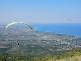 Tandem paragliding training Course with Olympic Wings Mt Olympus Greece