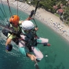 Happy Passengers Tandem paragliding training Course with Olympic Wings Mt Olympus Greece