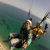 Happy Passengers Tandem paragliding training Course with Olympic Wings Mt Olympus Greece