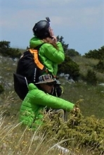 Stelios and Claudia XC seminar Bruce Goldsmith Paragliding with Olympic Wings Mt. Olympus Greece