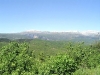 view from guesthouse Elati to Pindos mountains