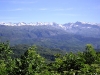 view from guesthouse Elati to Pindos mountains