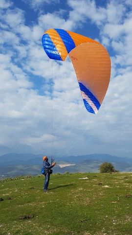 Fly light Paragliding equipment Olympic Wings Mount Olympus Greece