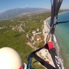 paragliding tandem flight with Olympic Wings at Mount Olympus