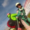 paragliding tandem flight with Olympic Wings at Mount Olympus