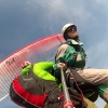 paragliding tandem flight with Olympic Wings at Mount Olympus
