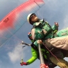 paragliding tandem flight with Olympic Wings at Mount Olympus