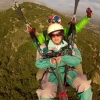 paragliding tandem flight with Olympic Wings at Mount Olympus