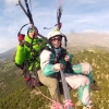 paragliding tandem flight with Olympic Wings at Mount Olympus