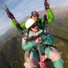 paragliding tandem flight with Olympic Wings at Mount Olympus