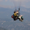 paragliding tandem flight with Olympic Wings at Mount Olympus