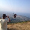 paragliding tandem flight with Olympic Wings at Mount Olympus