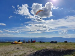 Thermal take off lounge | Paragliding at Olympus